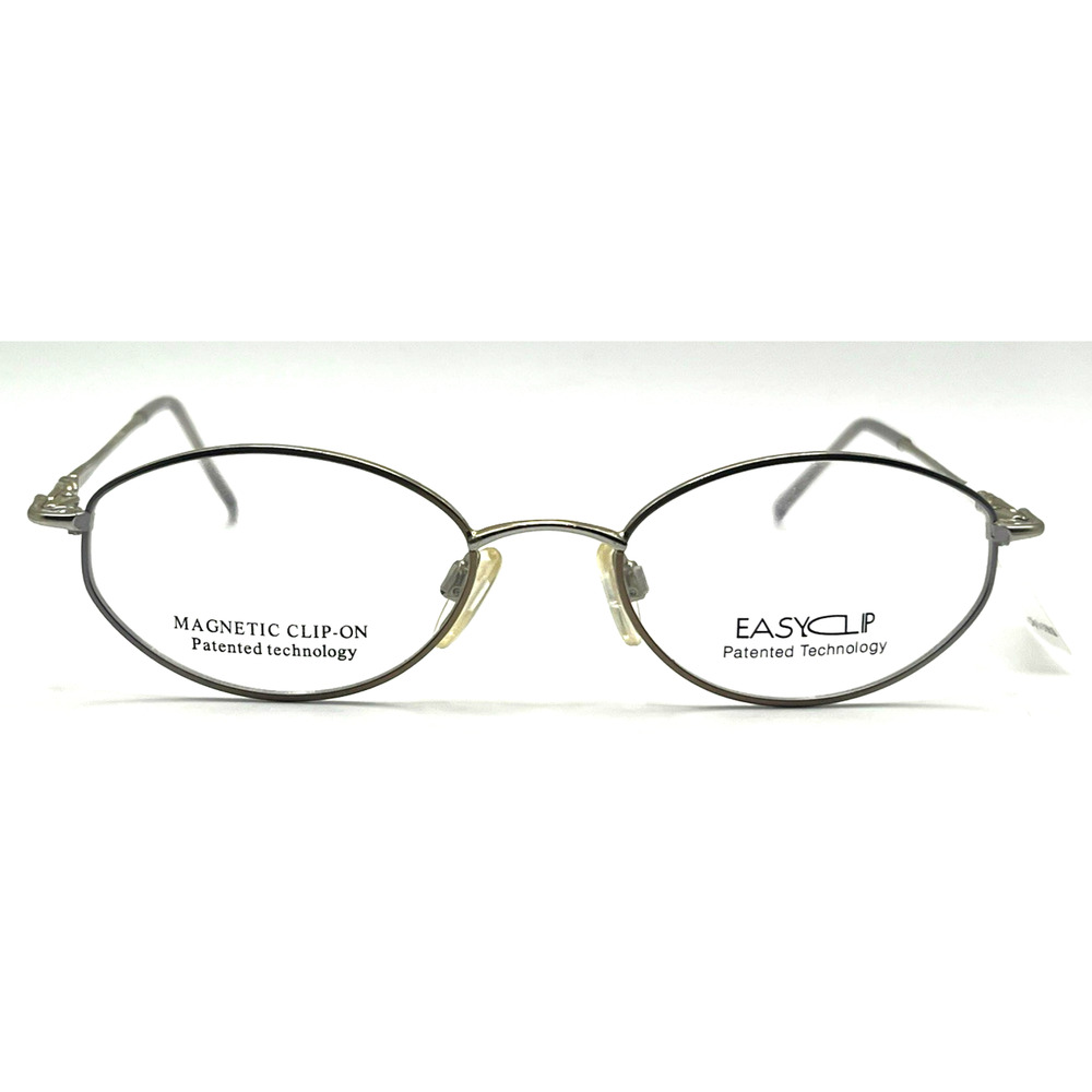 EASYCLIP 448 GOLD EYEGLASSES SUNGLASSES FRAMES 49-18-135